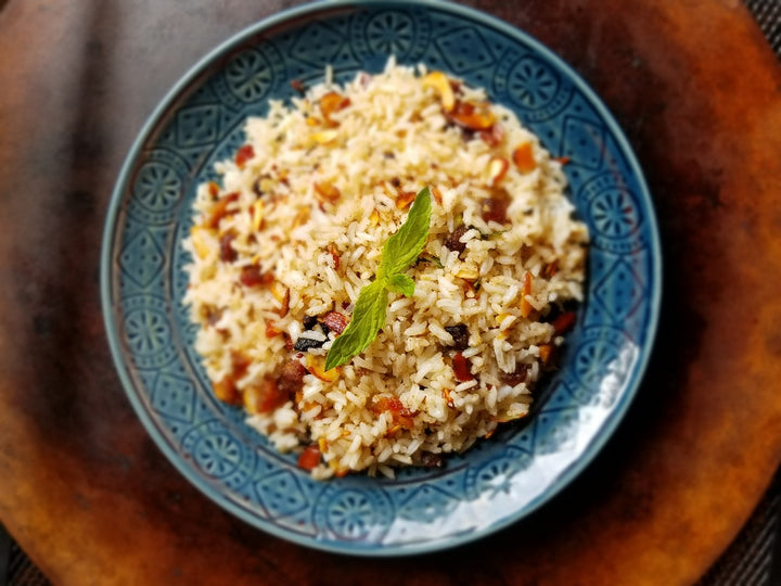 Rice Pilaf with Dates & Ghee