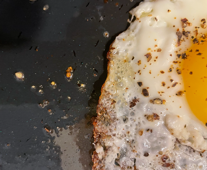 Frying Eggs with Ghee
