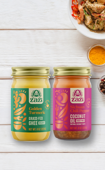 Zazi Natural Foods Coconut Oil and Ghee