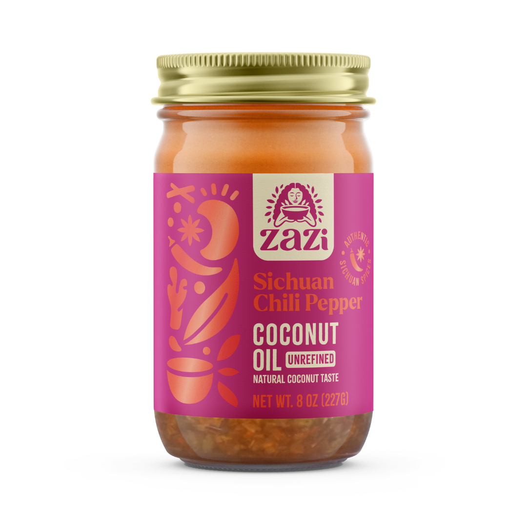 Zazi Natural Foods Unrefined Sichuan Chili - Coconut Oil