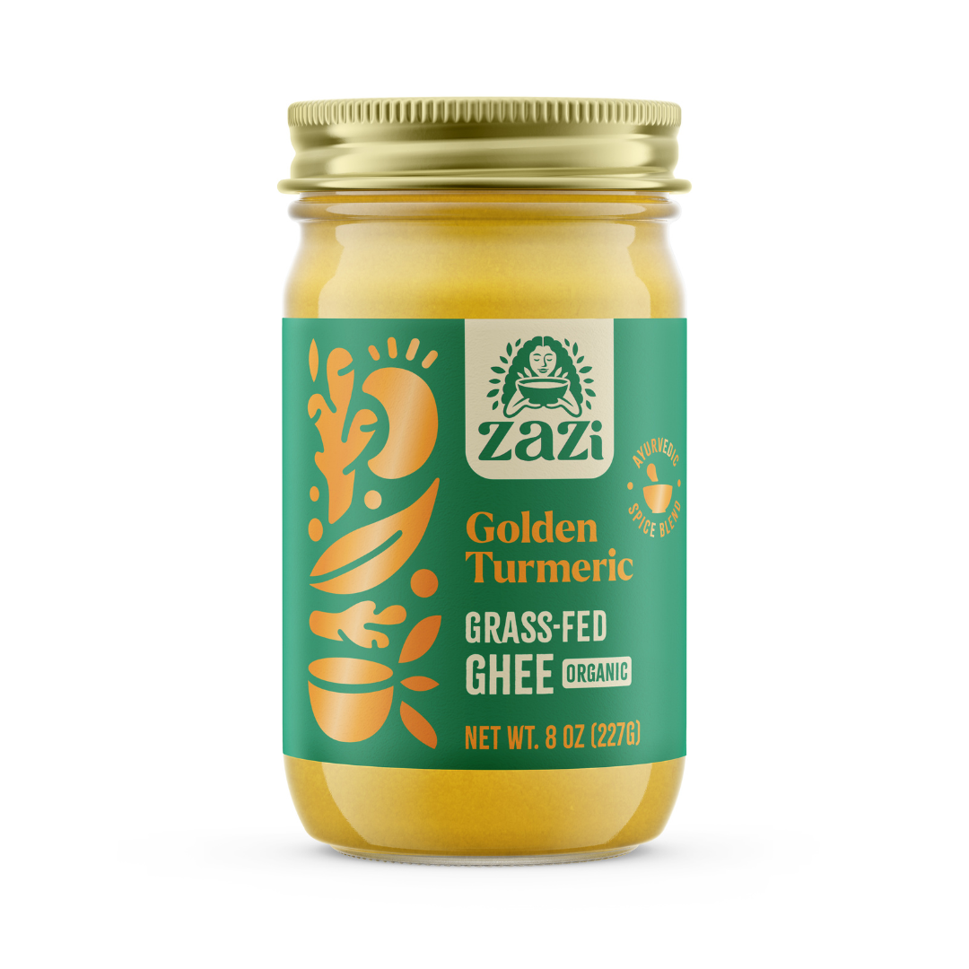 Zazi Natural Foods Organic Golden Turmeric Grass-Ghee